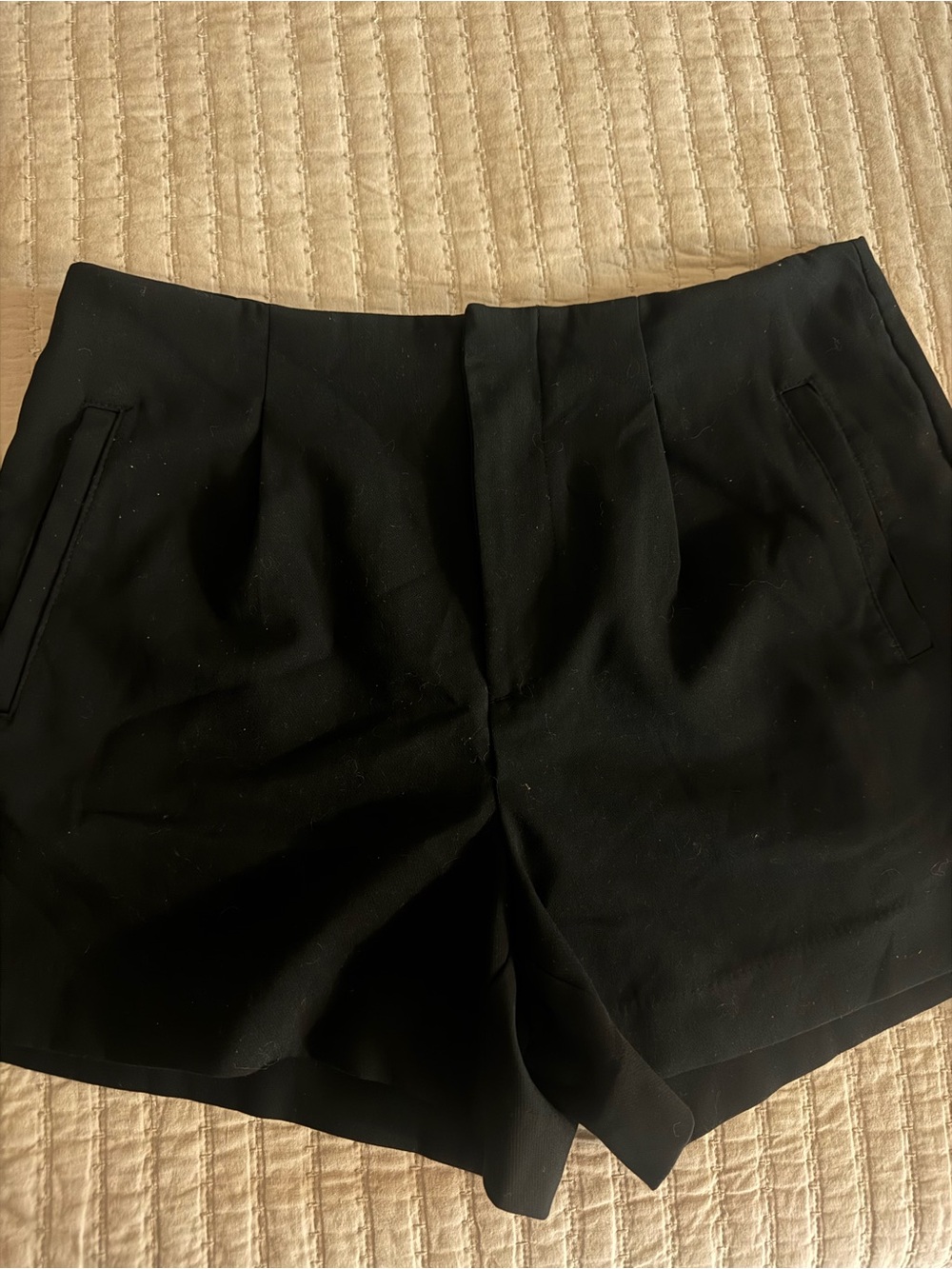 a new day Black High-Waist Tailored Shorts